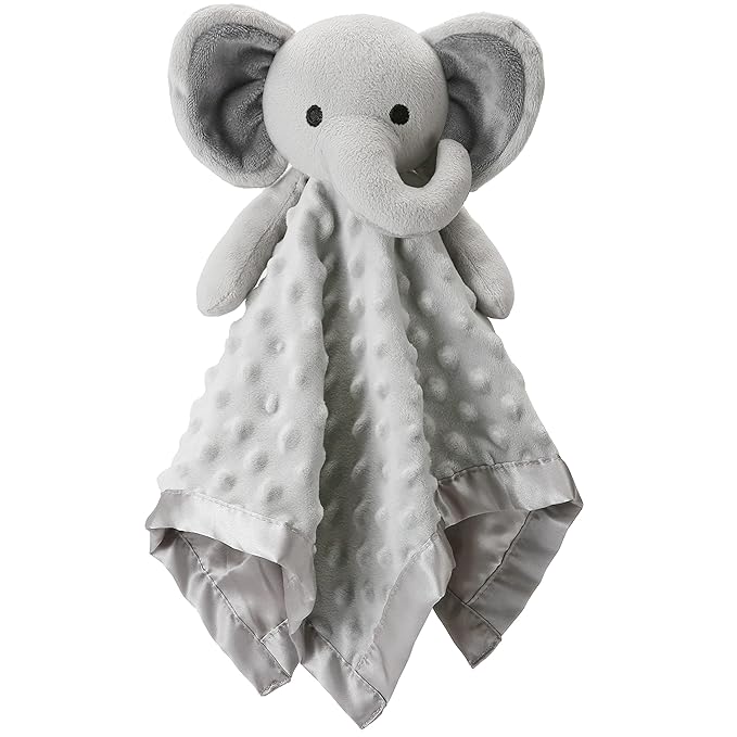 Pro Goleem Elephant Loveys for Babies Soft Security Blanket Infant Snuggle Toy by ProGoleem