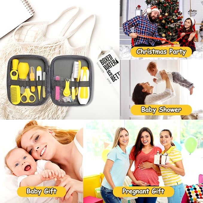 Baby Grooming Kit for Boys Girls Safety Newborn Nursery Essentials Grooming Set - Image 7