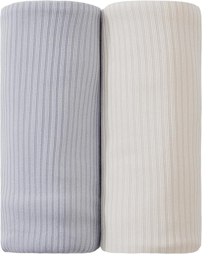 Jersey Unisex Swaddle Blanket, Ultra Soft Stretchy Receiving Blanket, Newborn by Unknown