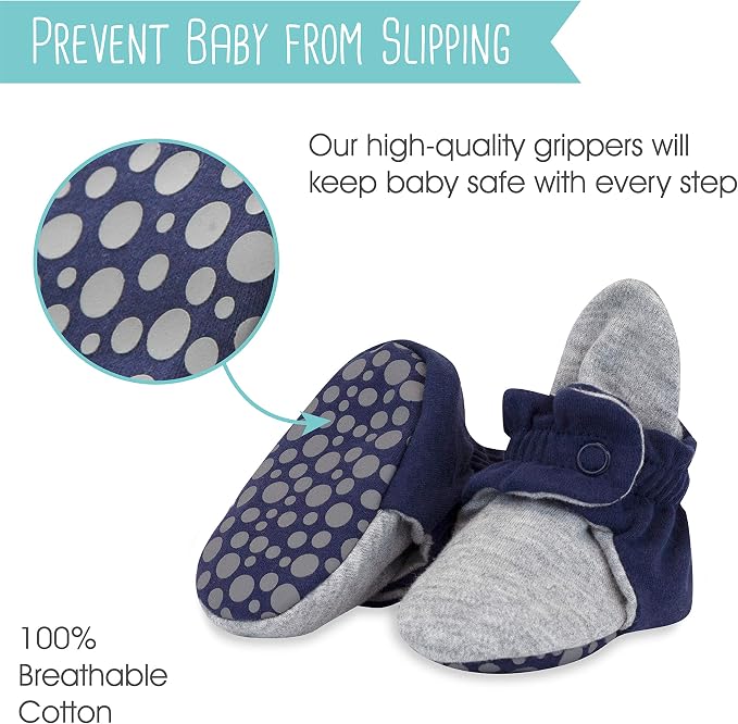 Zutano Organic Baby Booties Newborn Infant, Lost Baby Socks Solution, 18-24 - Image 7