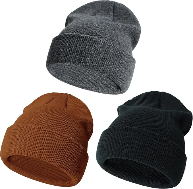 YMYDYFC Baby Beanie 3Pack Toddler Beanie Infant Knit Hat Baby Winter Hats by YMYDYFC
