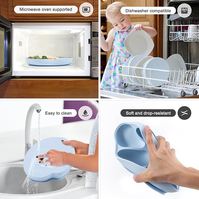 Li&Zhao Baby Bowls with Suction - Image 6