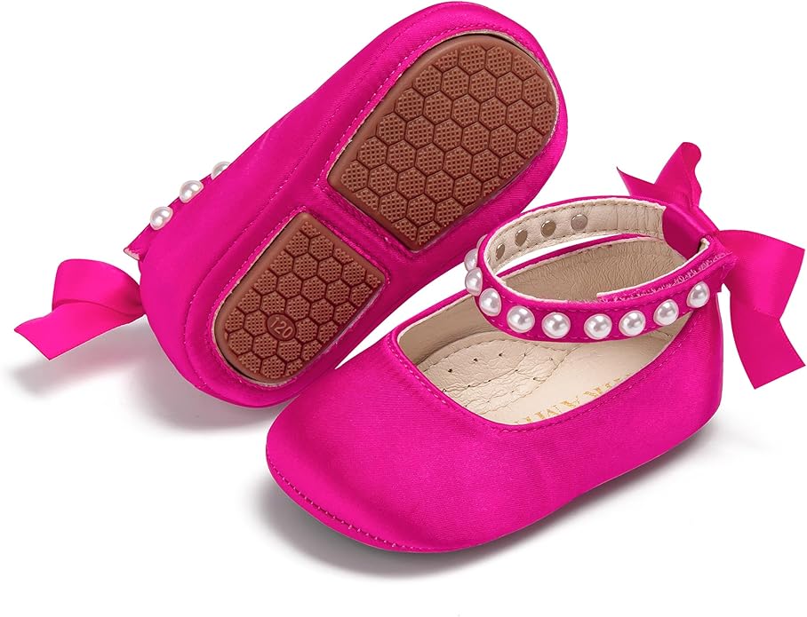 Baby Girls Mary Jane Flats by PHIRAMIN