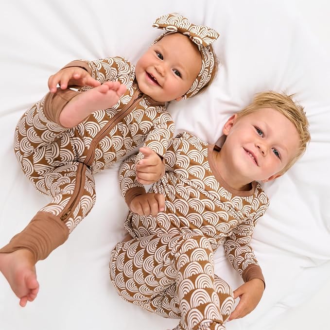 Little Sleepies Pajamas for Baby Boys & Girls, Viscose from Bamboo Baby Pajamas - Image 8