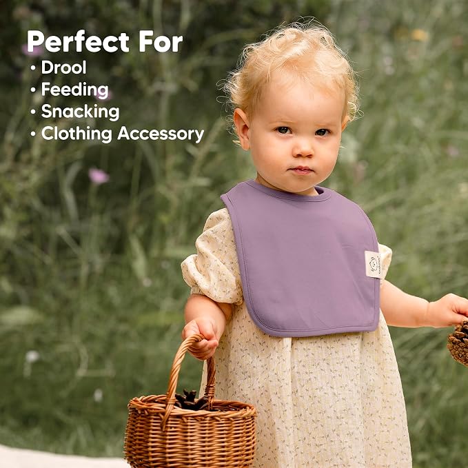 KeaBabies 8-Pack Organic Baby Bibs - Image 8