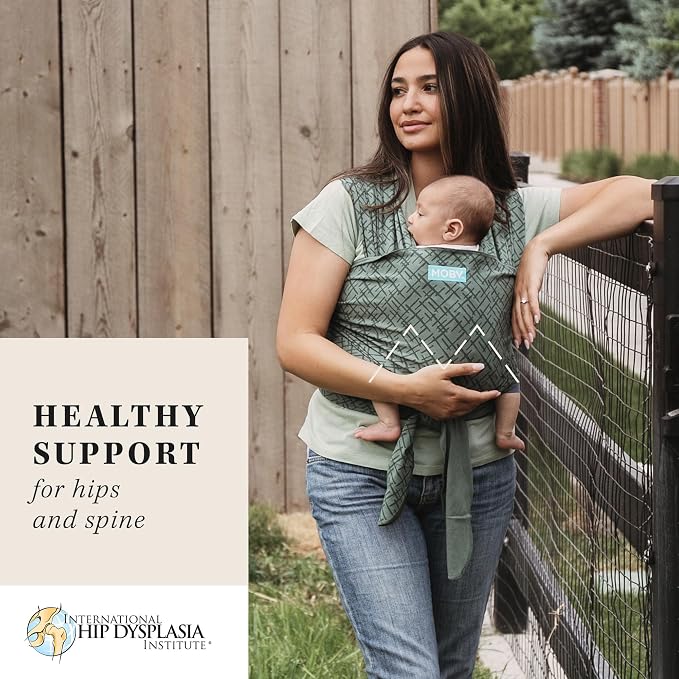 Moby Baby Wrap Carrier Classic for Newborns to Toddlers, Infant Sling Carrier - Image 3