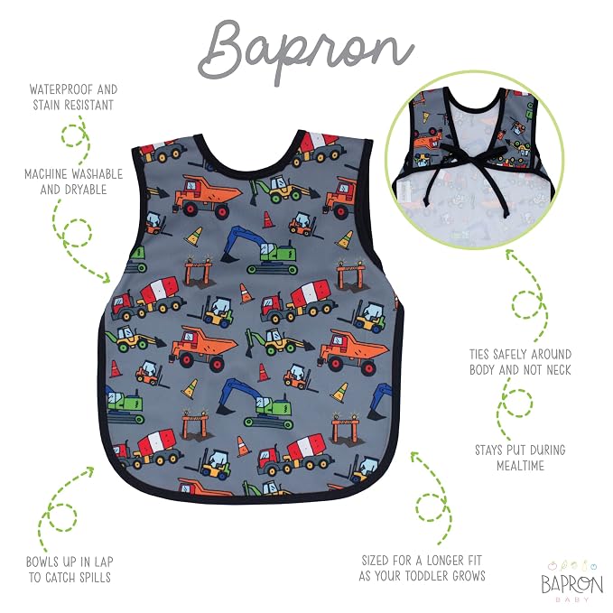 BapronBaby Construction Zone Bapron - Image 2