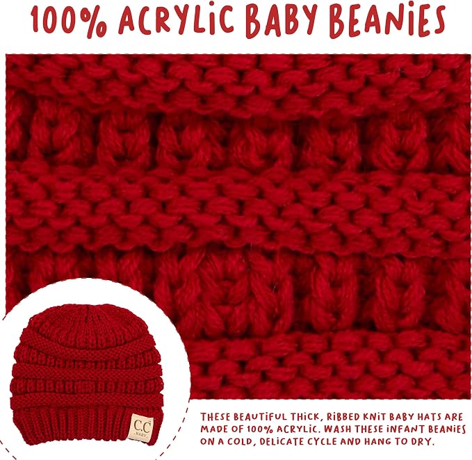 Funky Junque Baby Winter Hat – Cute Newborn Hats, Cozy Warm Infant Beanie - Image 5