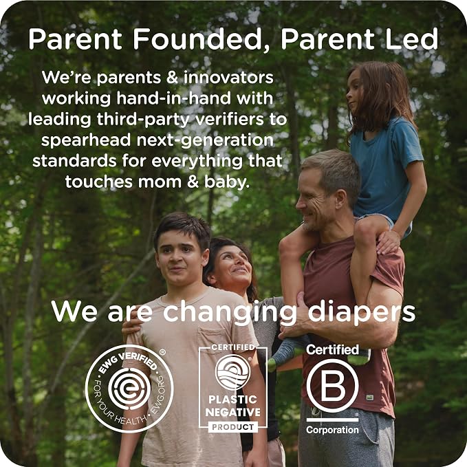 Our Diapers | EWG Verified Safe & Plant-Based Diapers | Leak Protection | Soft - Image 8