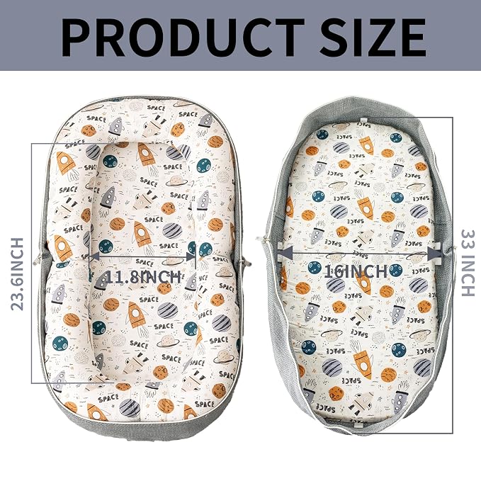 Baby Lounger, Foldable Infant Nest - Image 5
