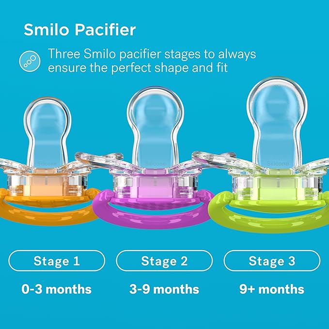Smilo Baby Pacifier with Orthodontic Design - Image 4