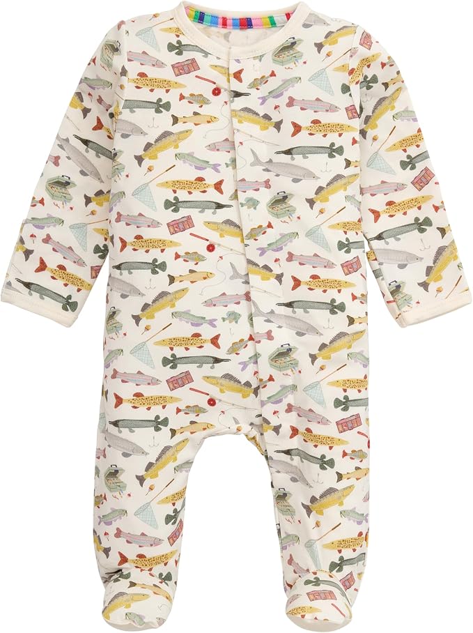Magnetic Me Boys Modal Magnetic Baby Footie Pajamas | Silky Soft Modal Fabric | by magneticme