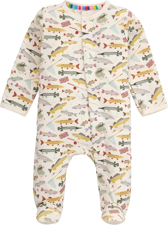 Magnetic Me Boys Modal Magnetic Baby Footie Pajamas | Silky Soft Modal Fabric | by magneticme