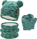 Kids Toddlers Winter Beanie Hats Gloves Neck Scarf Set Mittens Gifts by FZFANTASTICZONE