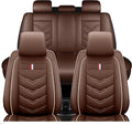 Leather Car Seat Covers Fit for LR Range Rover Evoque 2019-2025, 5 Seater by TENDER+GLOW
