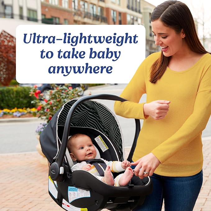 Graco SnugRide Lite LX Infant Car Seat, Lightweight Rear-Facing Seat - Image 3