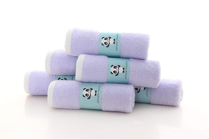HIPHOP PANDA Baby Washcloths, Rayon Made from Bamboo - Image 4