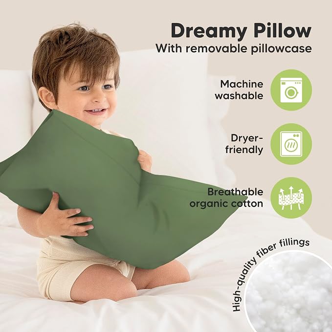 Toddler Pillow with Pillowcase - Image 4