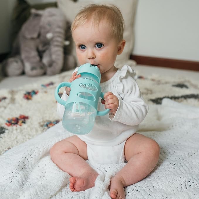 Dr. Brown's Milestones Wide-Neck Sippy Straw Bottle - Image 6