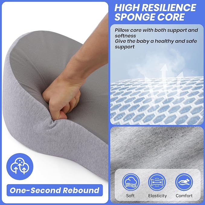 Baby Feeding Pillow, Anti Overflow Feeding Pillow - Image 5