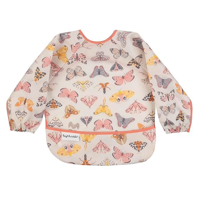 Tiny Twinkle Long Sleeve Bib for Babies & Toddlers – Waterproof Smock Bib for by TinyTwinkle