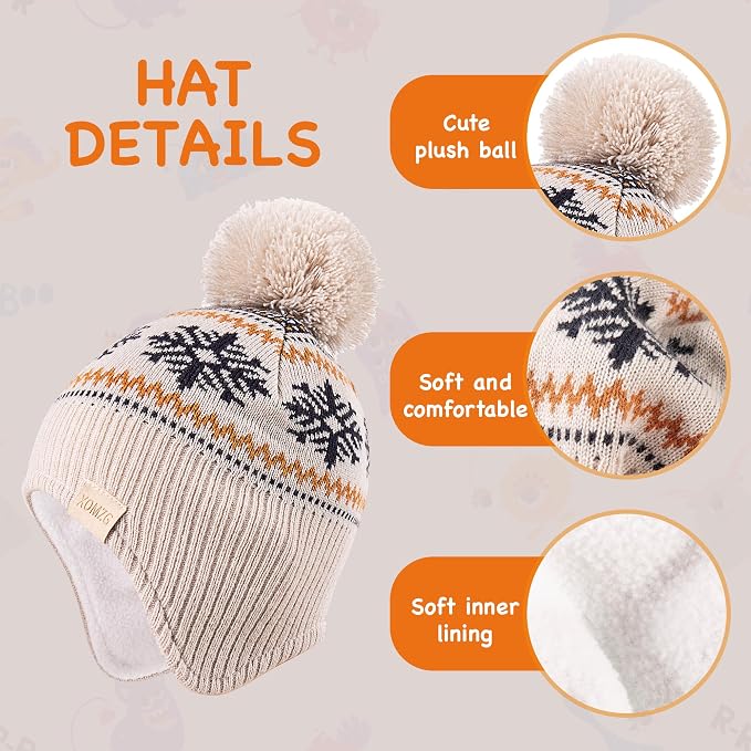 Beanie Knit Hats for Toddlers - Image 3