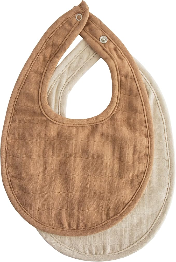 mushie Muslin Baby Bib | Soft Cotton by mushie
