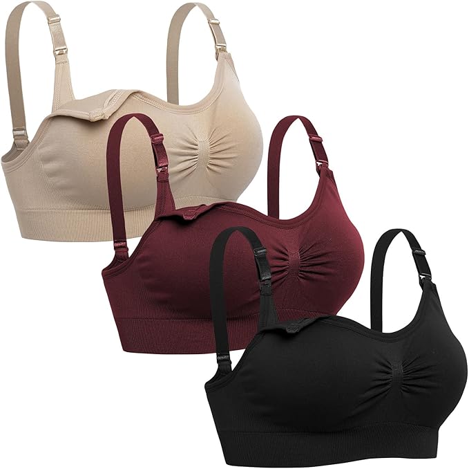 Lataly Womens Seamless Nursing Bra Sleeping Maternity Bralette by Lataly