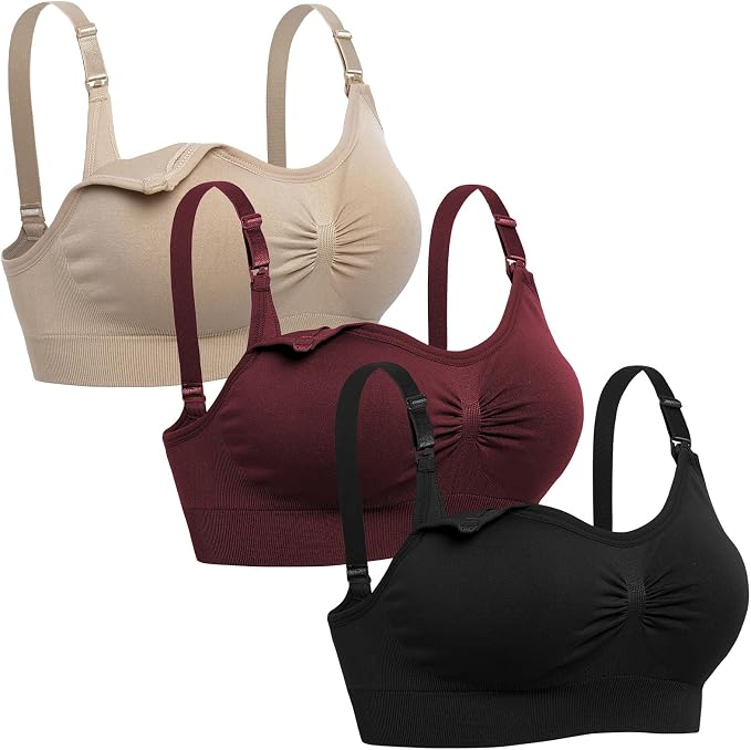 Lataly Womens Seamless Nursing Bra Sleeping Maternity Bralette by Lataly