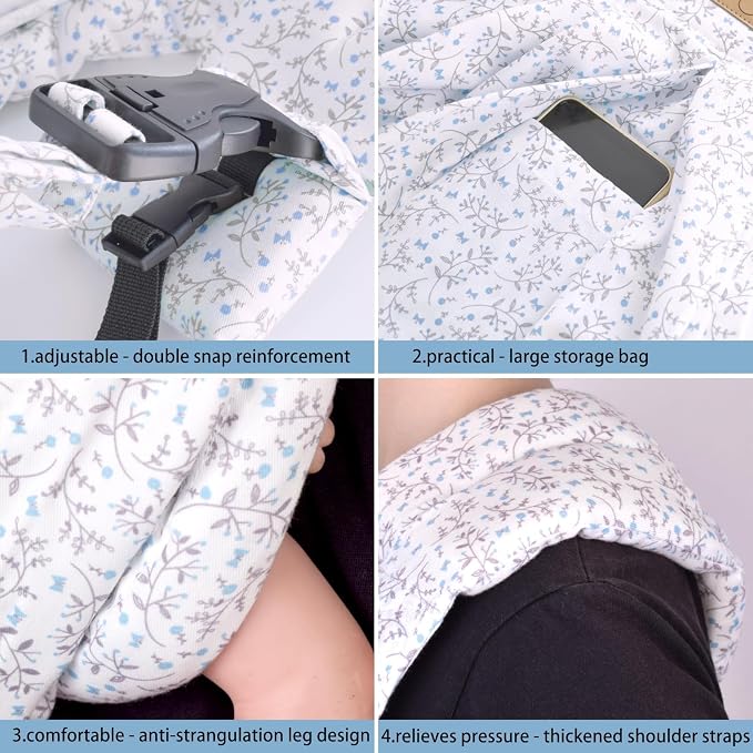 Baby Sling Carrier Newborn, Adjustable Easy Wearing Baby Nursing Warp Sling - Image 6