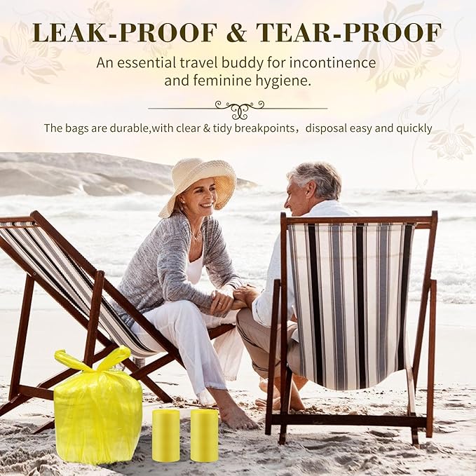 Large Adult Diaper Disposal Bags, Lemon Scented, Waste Disposal - Image 3