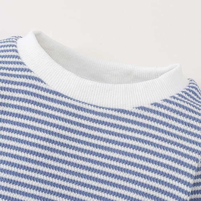 Toddler Baby Boy Fall Winter Clothes Crewneck Long Sleeve Sweatshirt Pullover - Image 4