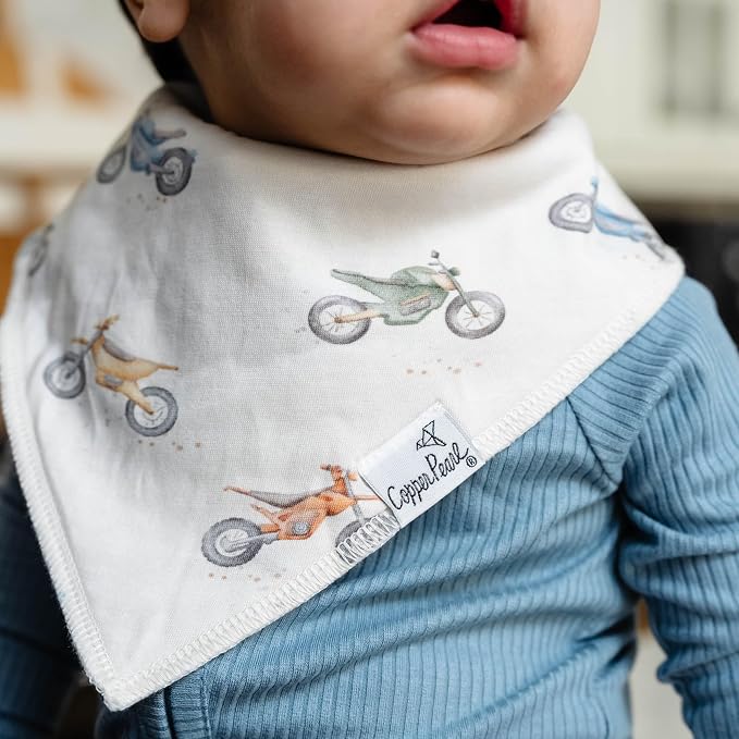 Baby Bandana Drool Bibs for Drooling and Teething 4 Pack Gift Set "Ryder" by - Image 2