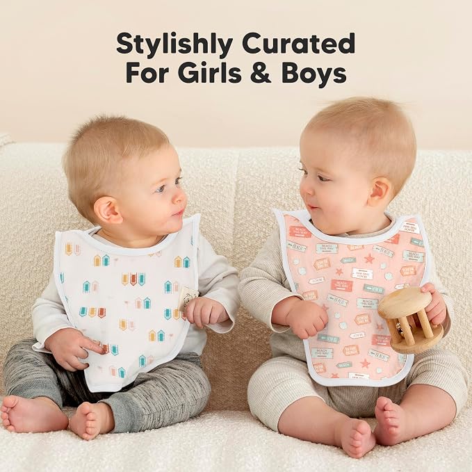 8-Pack Baby Bibs for Boys, Girls - Image 7