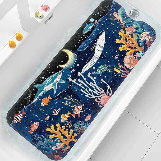 XIYUNTE Baby Bath Mat for Tub Non Slip Kids Bath Mat by XIYUNTE