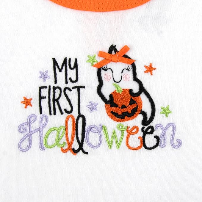 Baby Girl Holiday Outfit 4-Piece Set – Long Sleeve Bodysuit, Tutu Skirt & - Image 4
