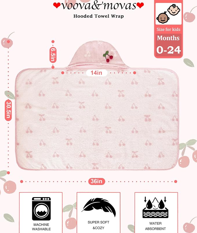 VOOVA & MOVAS Thick Baby Hooded Bath Towel - Image 2