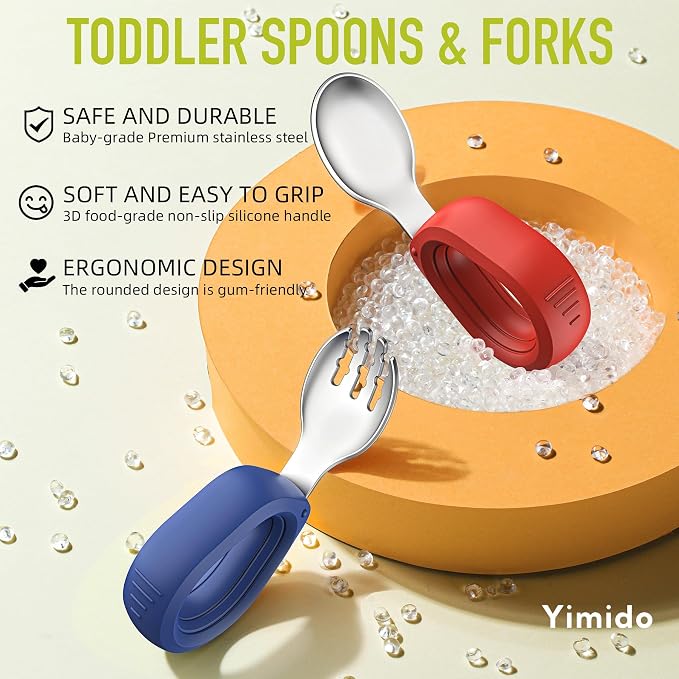 Toddler Utensils Baby Utensils Toddler Forks and Spoons Baby Forks and Spoons - Image 9