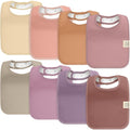 KeaBabies 8-Pack Organic Baby Bibs by KeaBabies
