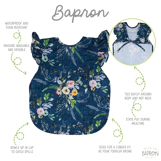 BapronBaby Flutter Boho Floral Bapron - Image 2