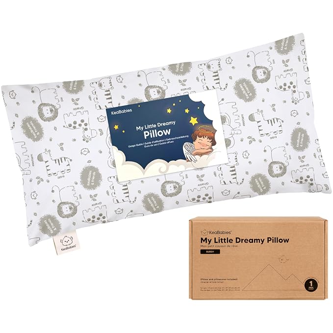 Toddler Pillow with Pillowcase by KeaBabies