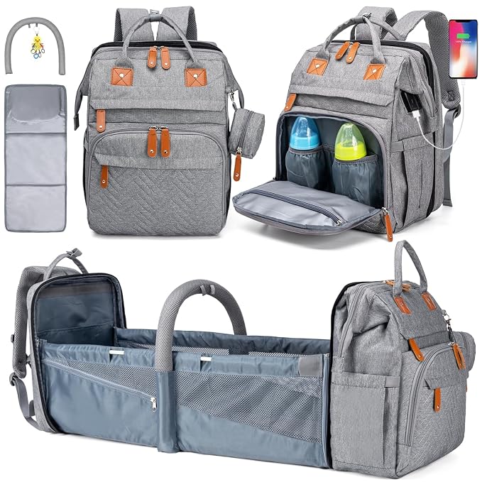 KABAQOO Diaper Bag Backpack by KABAQOO