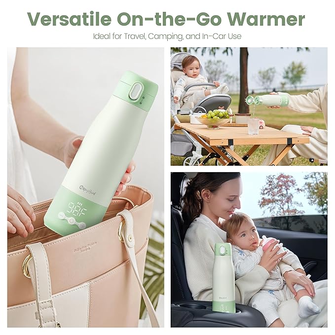 Portable Bottle Warmer for Travel, 3Min Fast Heating Bottle Warmer for - Image 5