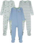 HUGGIES unisex-baby 3-pack Footed Coverall Pajamas by Huggies%C2%AE
