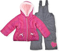 Arctic Quest Little Girls Bib Snow Pants and Ski Jacket Water-Resistant Snowsuit by ArcticQuest