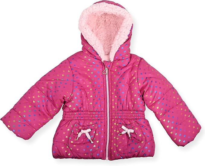 Arctic Quest Little Girls Bib Snow Pants and Ski Jacket Water-Resistant Snowsuit - Image 2