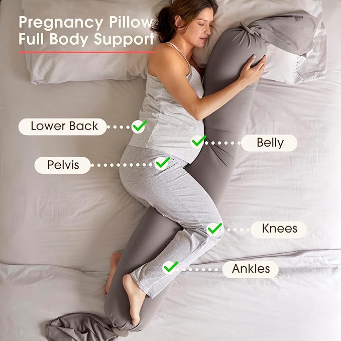 bbhugme Adjustable Pregnancy Pillow – Full Body Support - Image 3