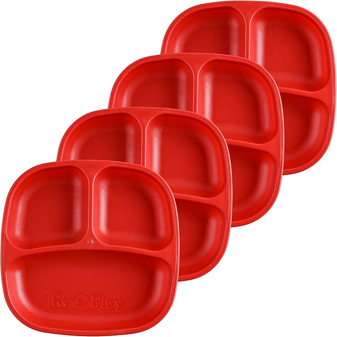 Re-Play Toddler Plates with Dividers by Re-Play