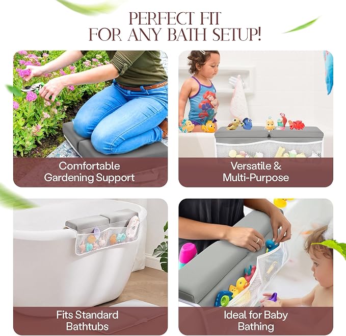 Baby Bath Kneeler & Elbow Rest Pad – Extra Thick Foam Pads - Image 7