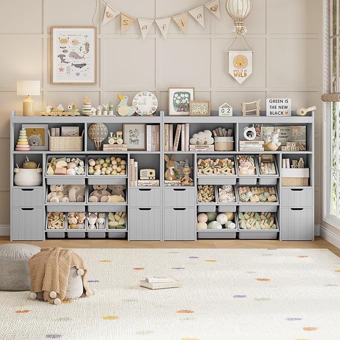 HORSTORS 55" W Toy Storage Organizer - Image 4